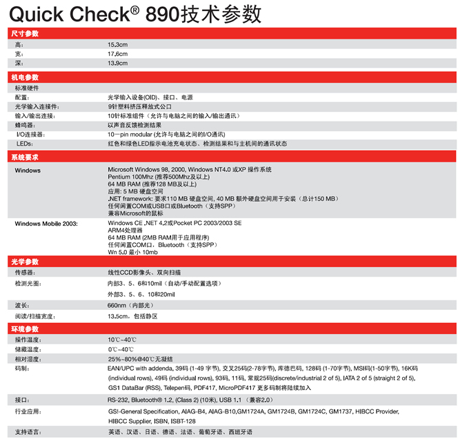 qc890参数